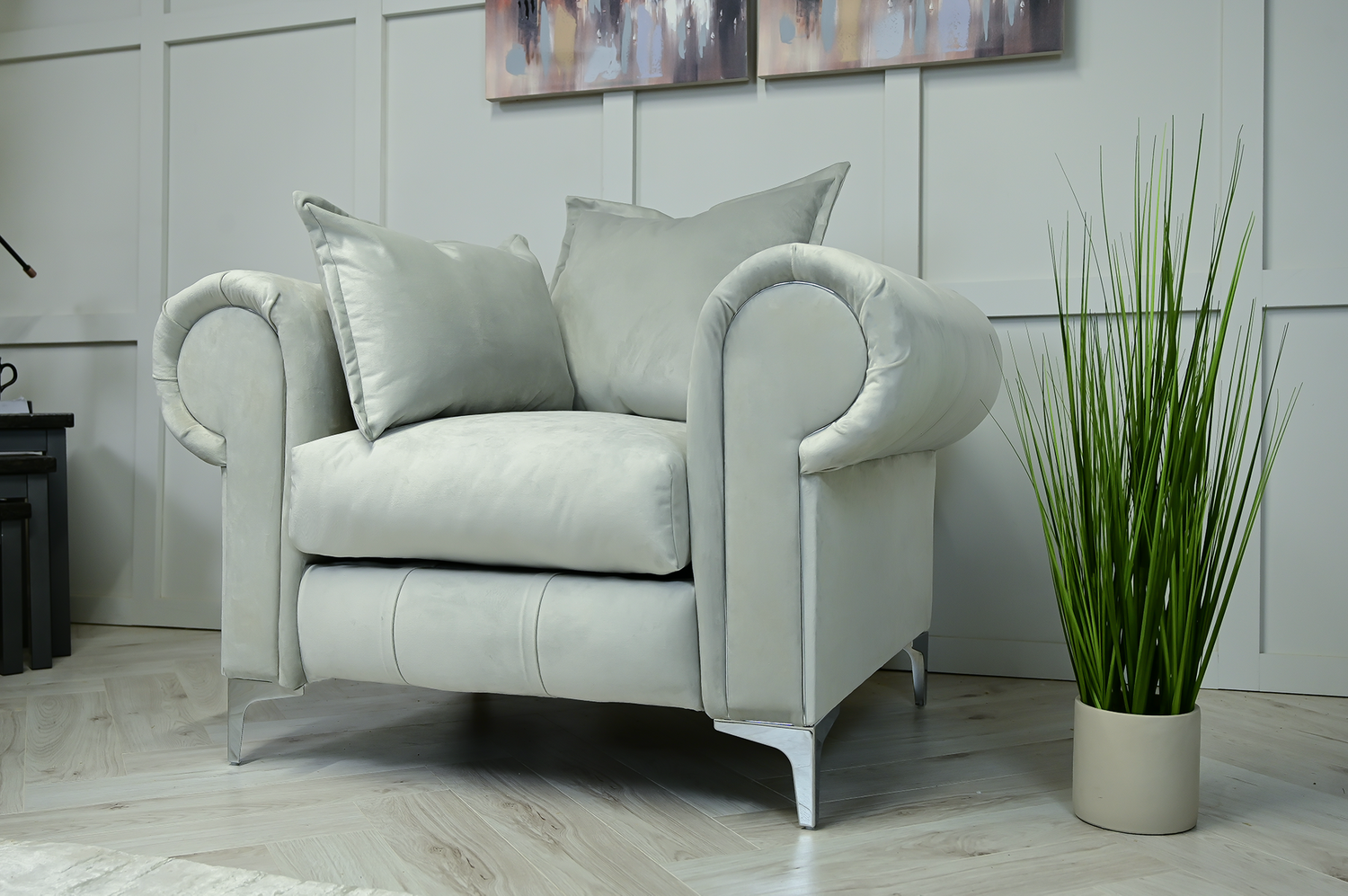 Silver Sofa