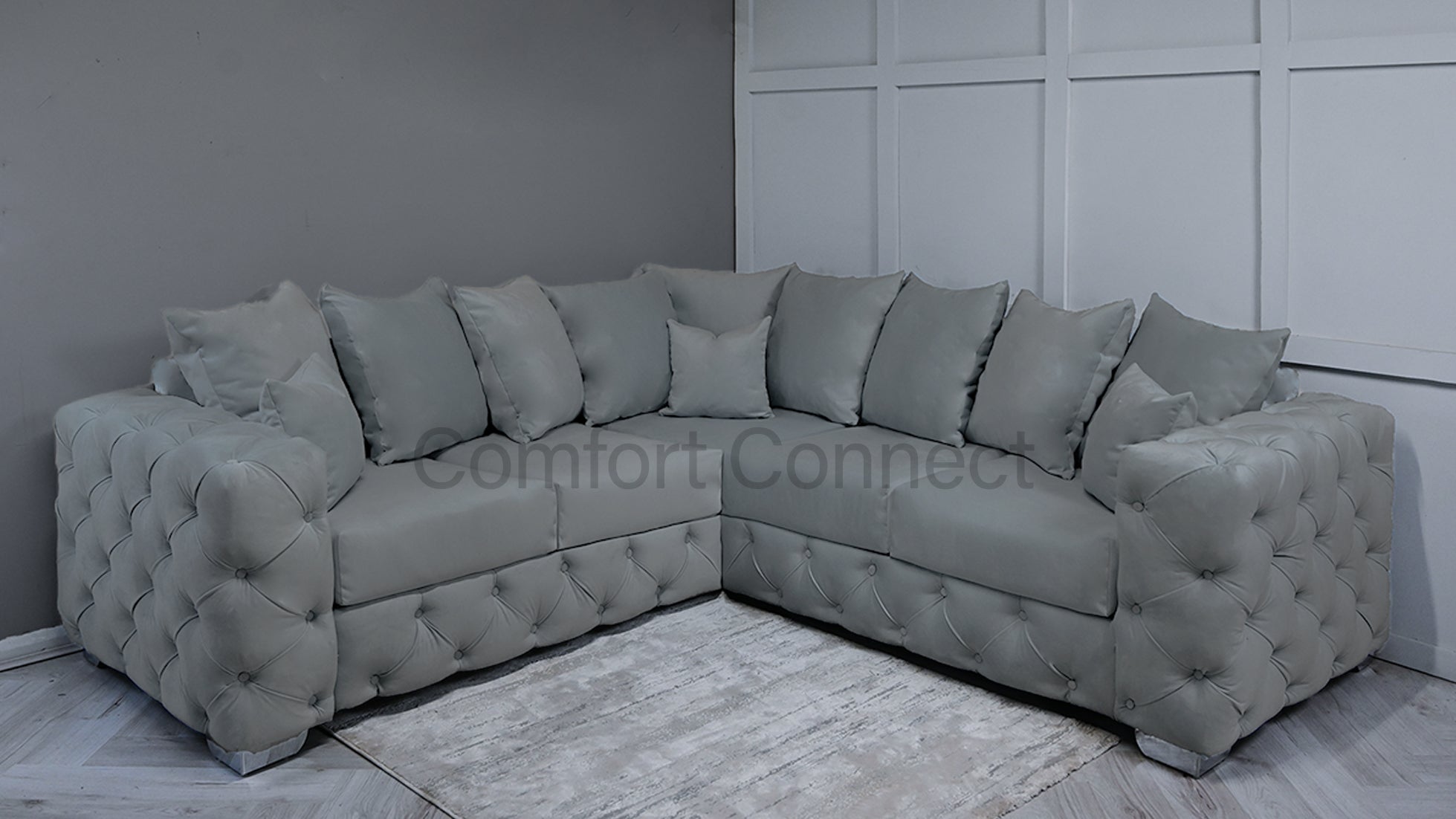 Ashton chesterfield online corner sofa