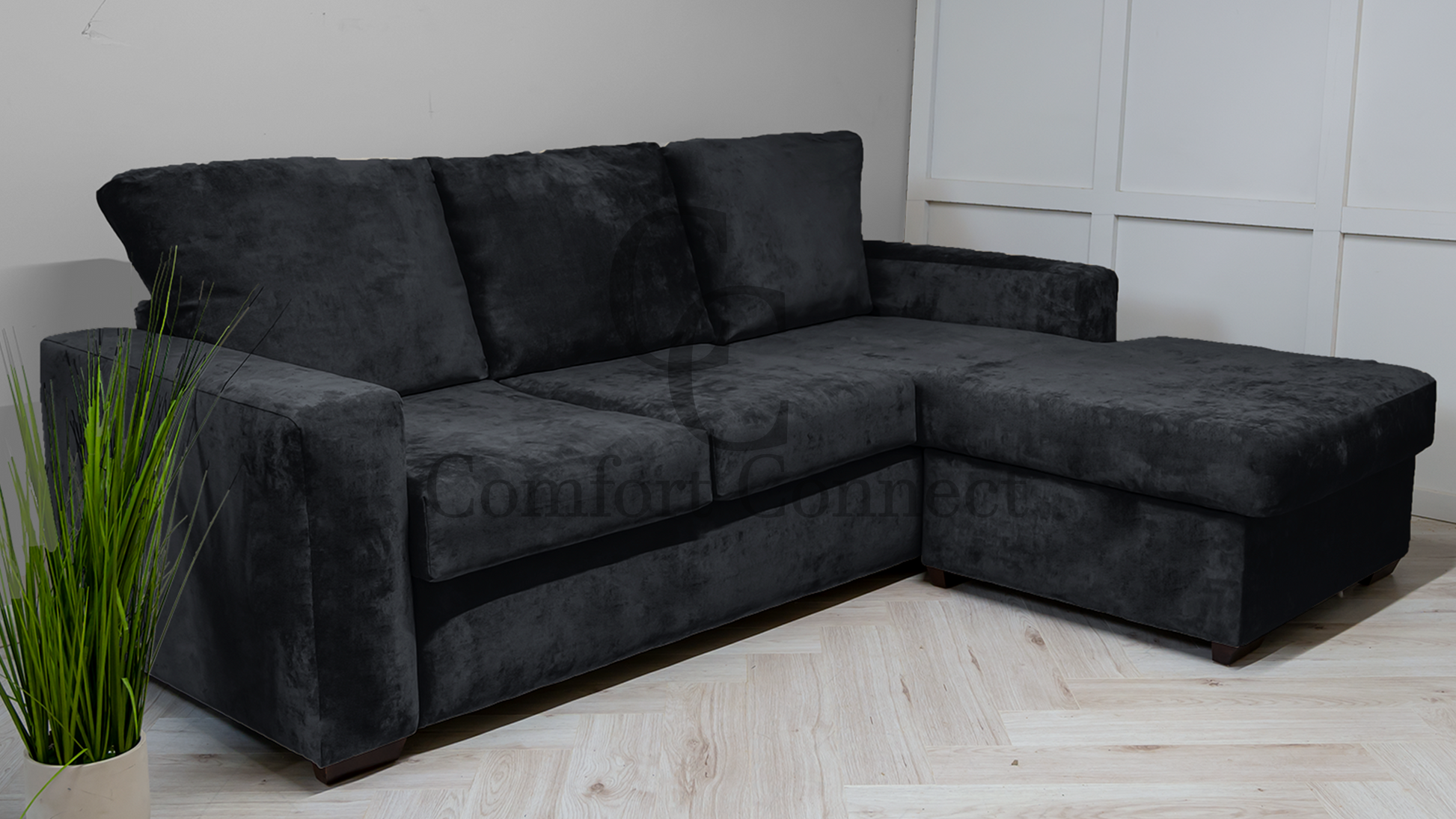 Soho Chaise Corner Sofa | Leather Corner Sofa | Comfort Connect | 